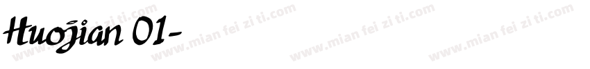 Huojian 01字体转换
